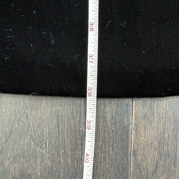 Vtg Talbots Maxi Skirt 14 Black Velvet Modest Goth Grunge Witch Vamp Alt 90s Y2K - Picture 14 of 14